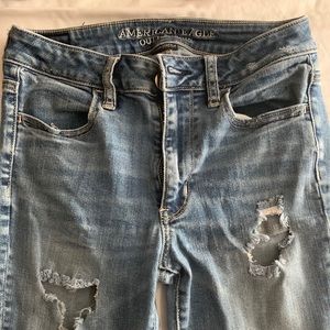 american eagle ripped jeans